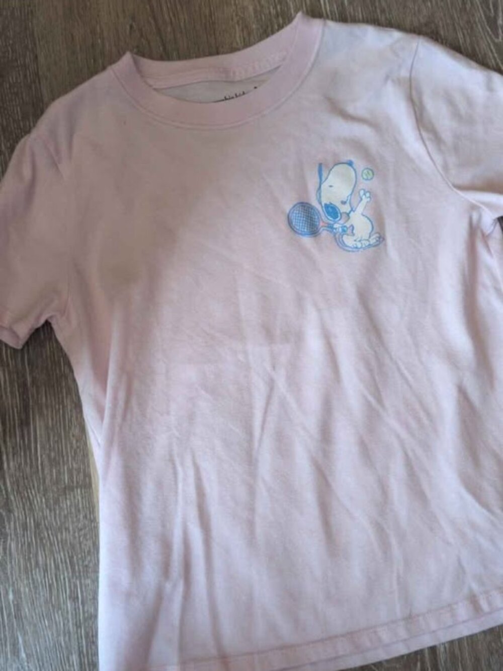 Abercrombie Kids Peanuts Snoopy Tennis T-Shirt Size 7/8